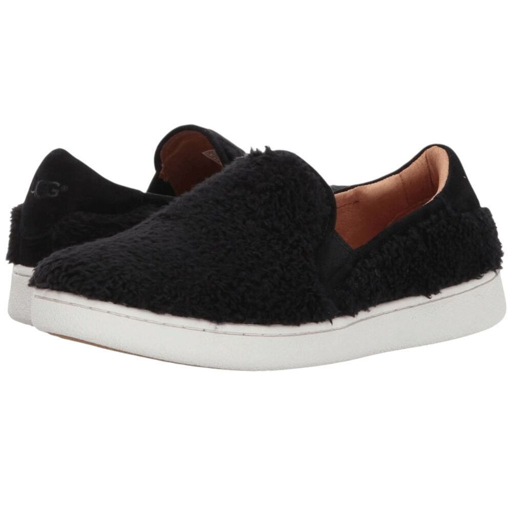 UGG Ricci Black Suede Slip-On Size 6